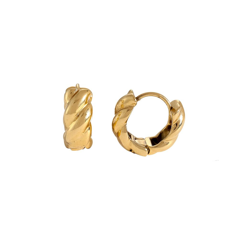 Twist hoop oorbel