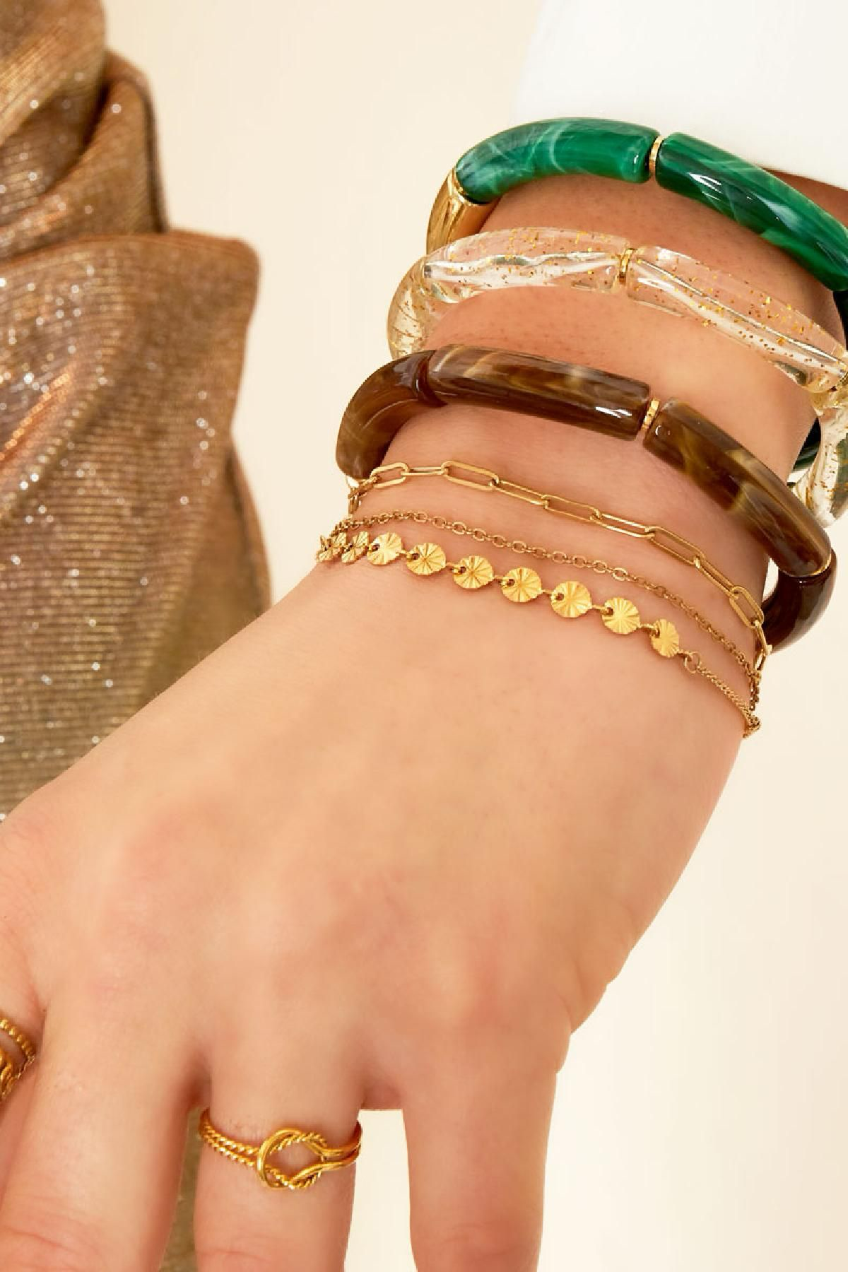Trio chic armband