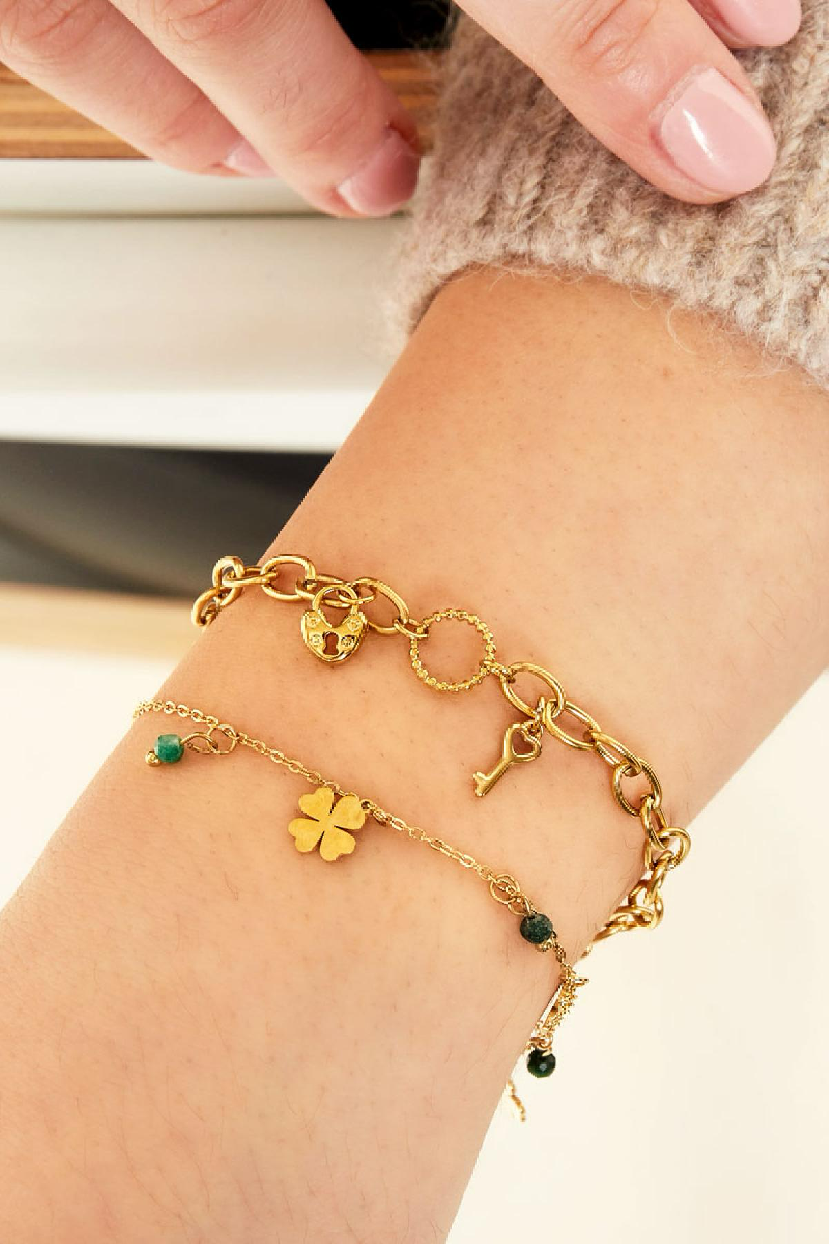 Lock & Key armband