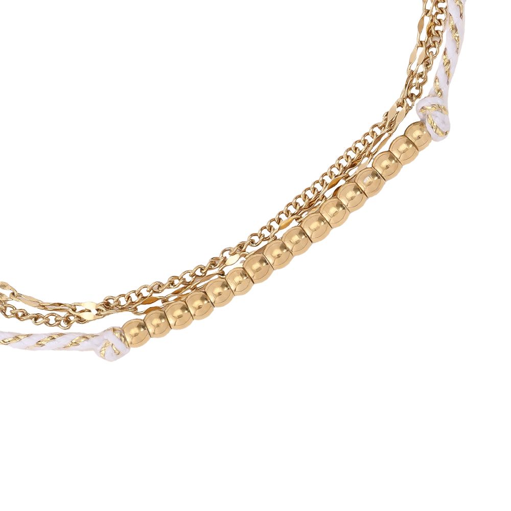 Triple chain armband