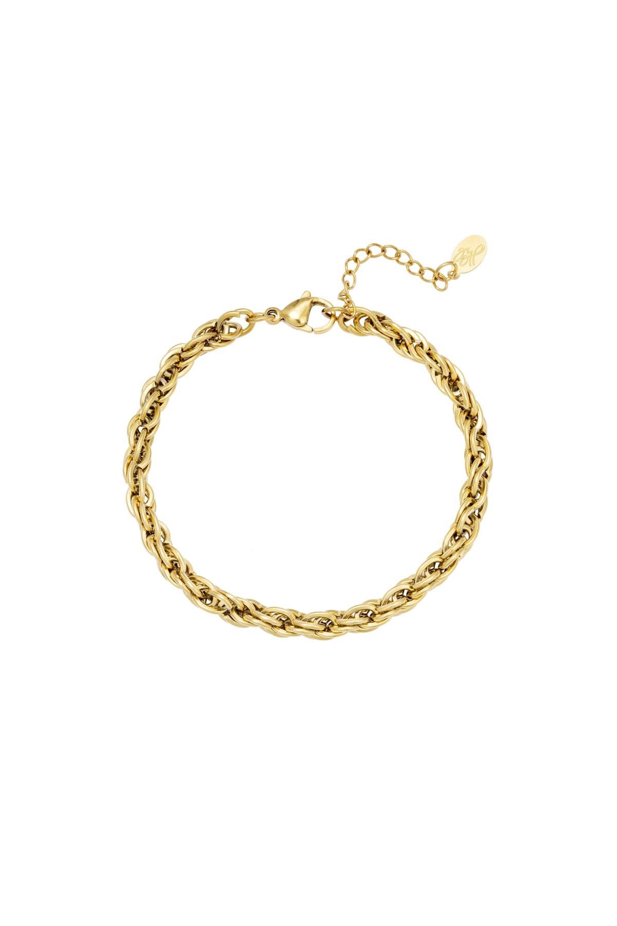 Twisted luxe armband