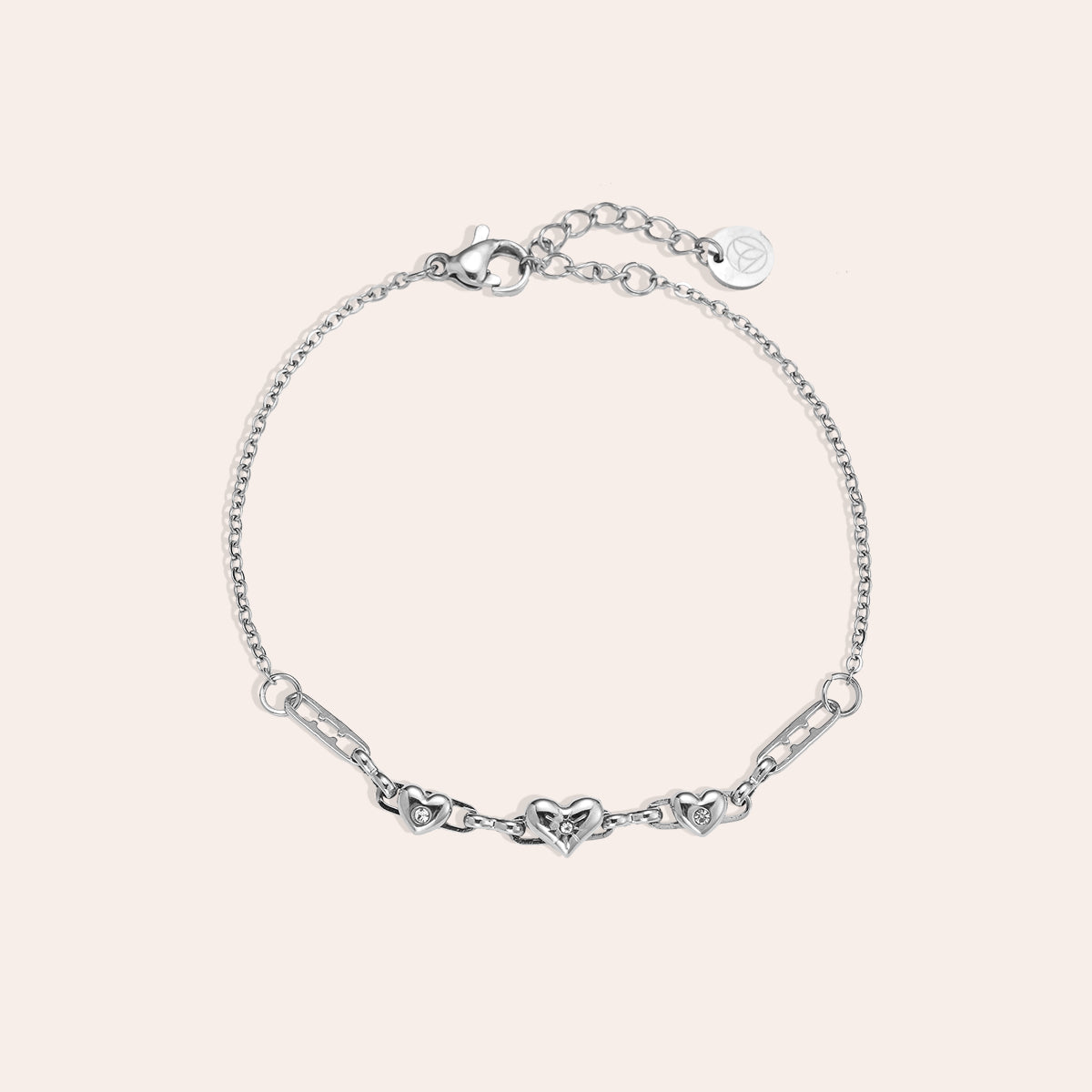 Shimmer hearts armband