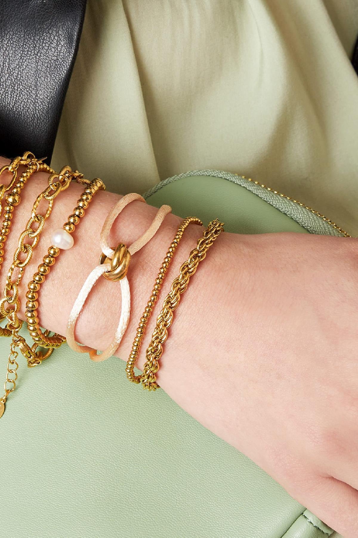 Twisted luxe armband
